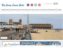 Tablet Screenshot of new-jersey-leisure-guide.com
